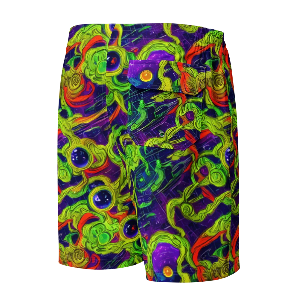 Infinite Arcade on Men's Board Shorts — Back