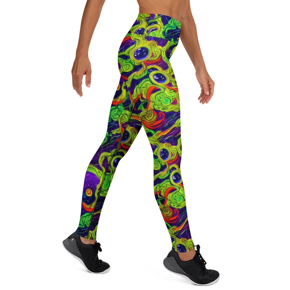 Infinite Arcade on Yoga Leggings — Right