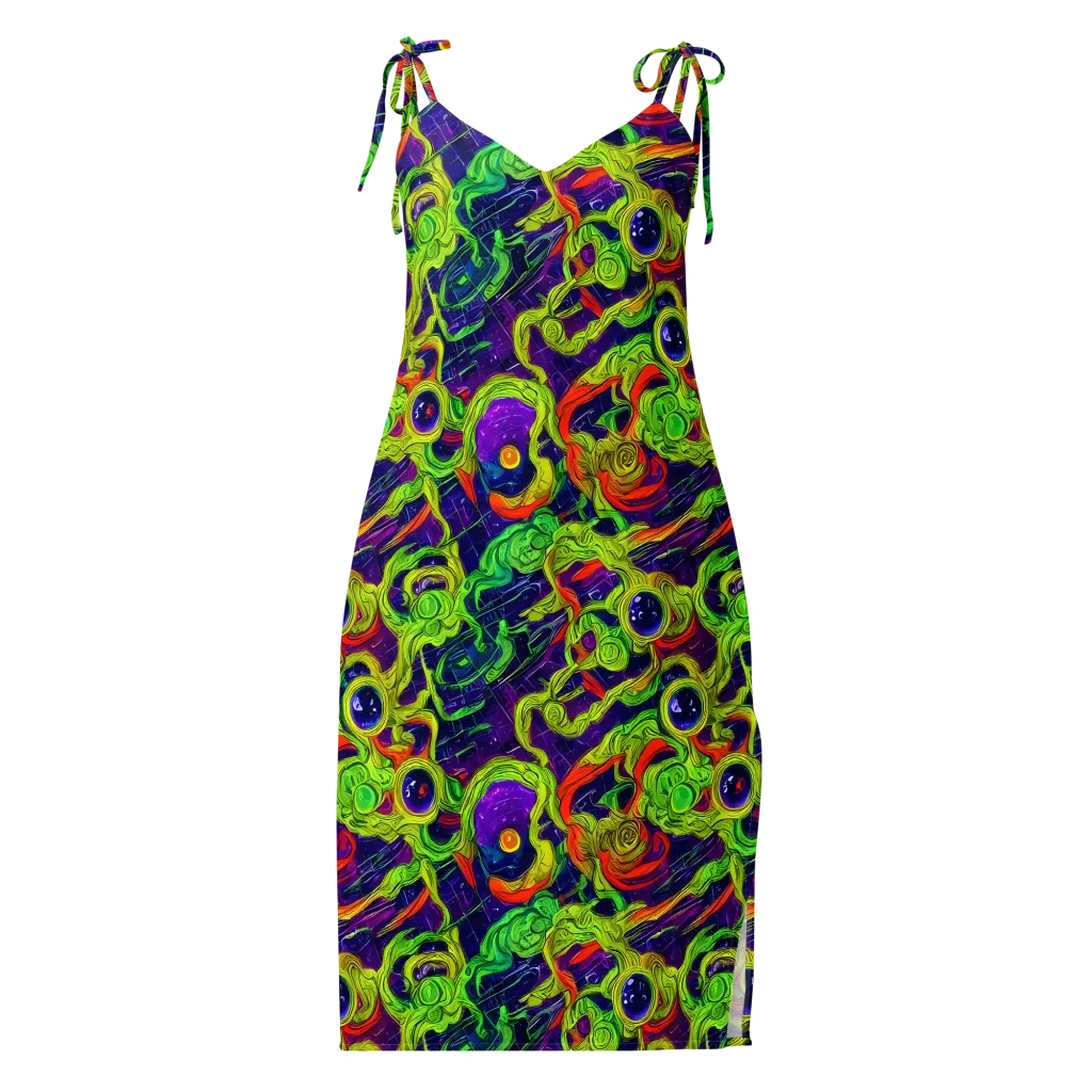 Infinite Arcade on Slip Dress — Front