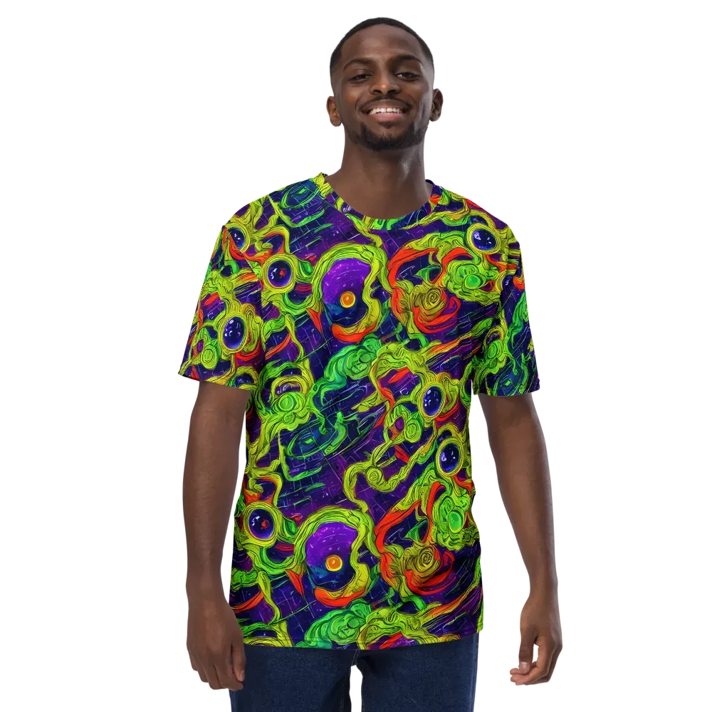 Infinite Arcade on Men's Crew Neck T-Shirt — Front