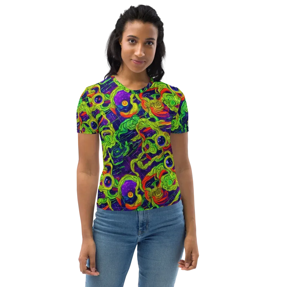 Infinite Arcade on Women's Crew Neck T-Shirt — Front