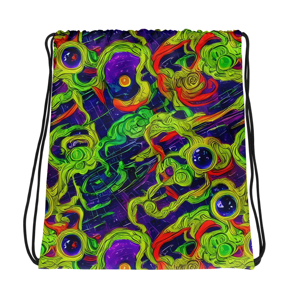 Infinite Arcade on Drawstring Bag — Photo