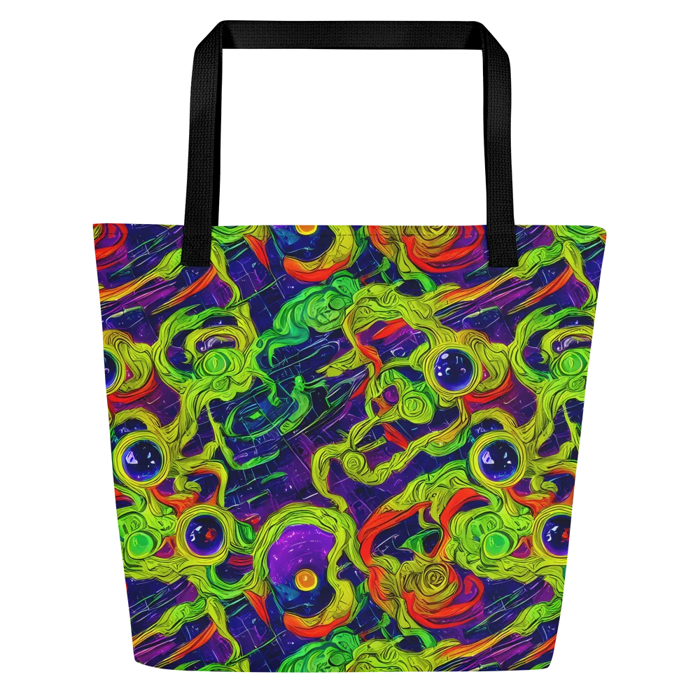 Infinite Arcade on Large Tote Bag W/ Pocket — Front
