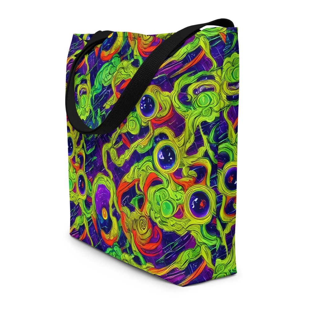 Infinite Arcade on Large Tote Bag W/ Pocket — Front