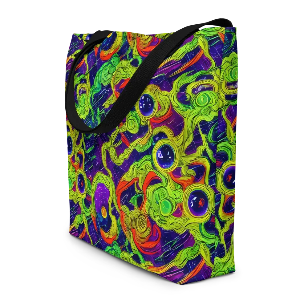 Infinite Arcade on Large Tote Bag W/ Pocket — Front