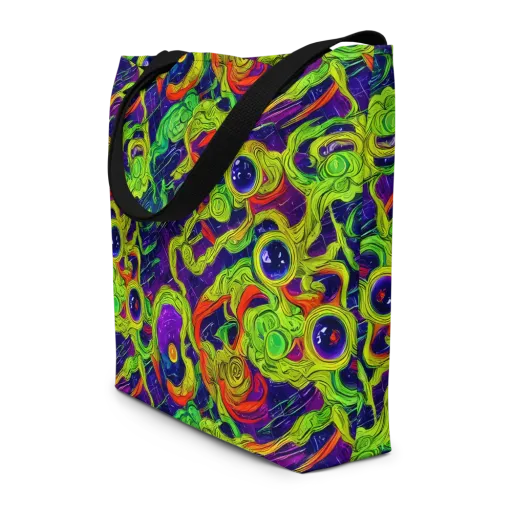 Infinite Arcade on a Large Tote Bag W/ Pocket