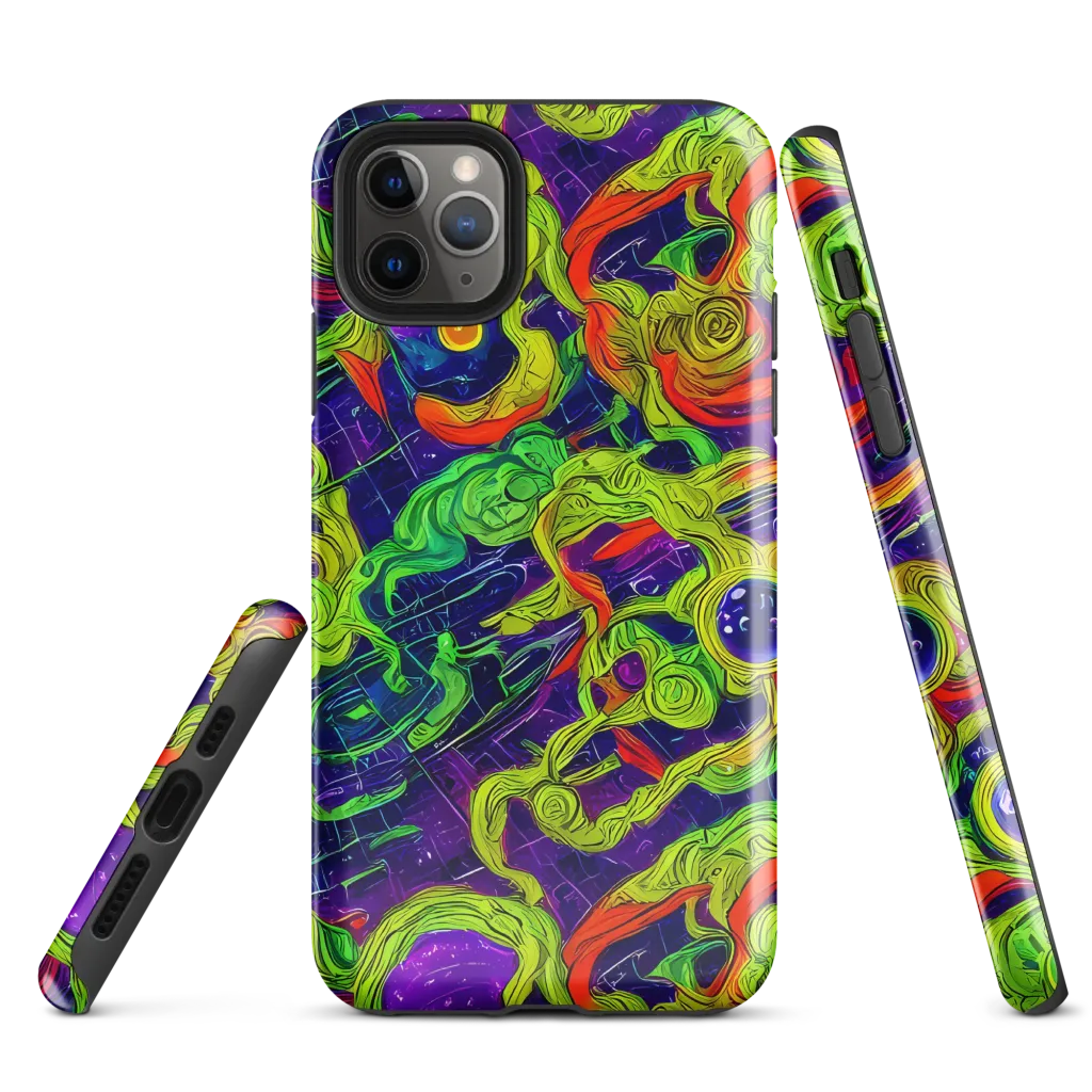 Infinite Arcade on Tough Case for iPhone® — Front