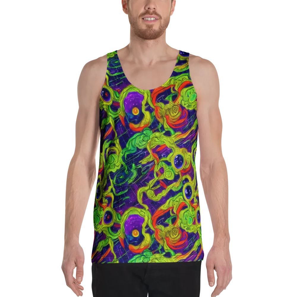 Infinite Arcade on Men's Tank Top — Front