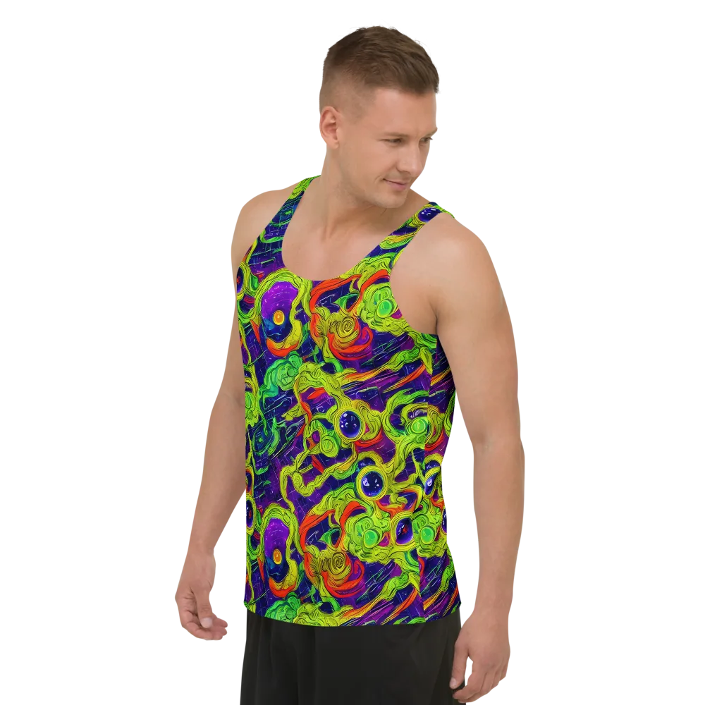 Infinite Arcade on Men's Tank Top — Left Front
