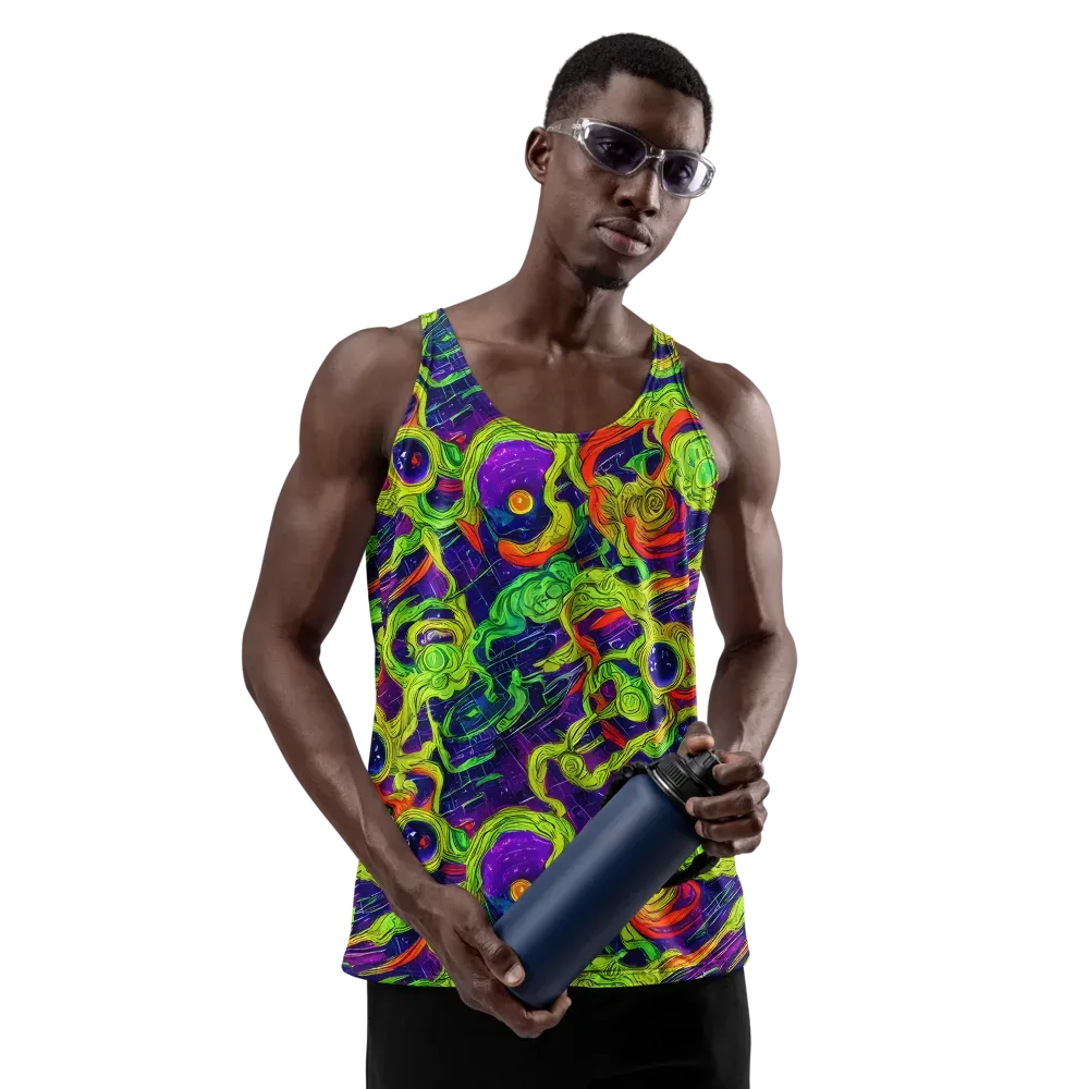 Infinite Arcade on Men's Tank Top — Front