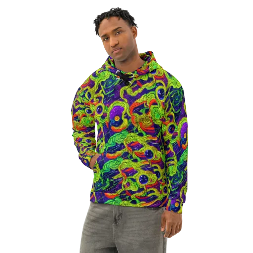 Infinite Arcade on a Cotton Hoodie
