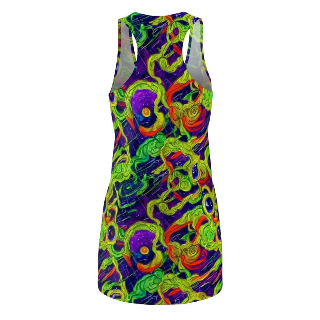 Infinite Arcade on Racerback Dress — Back