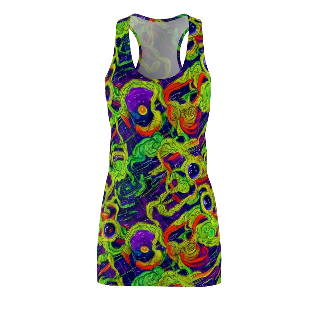 Infinite Arcade on Racerback Dress — Front