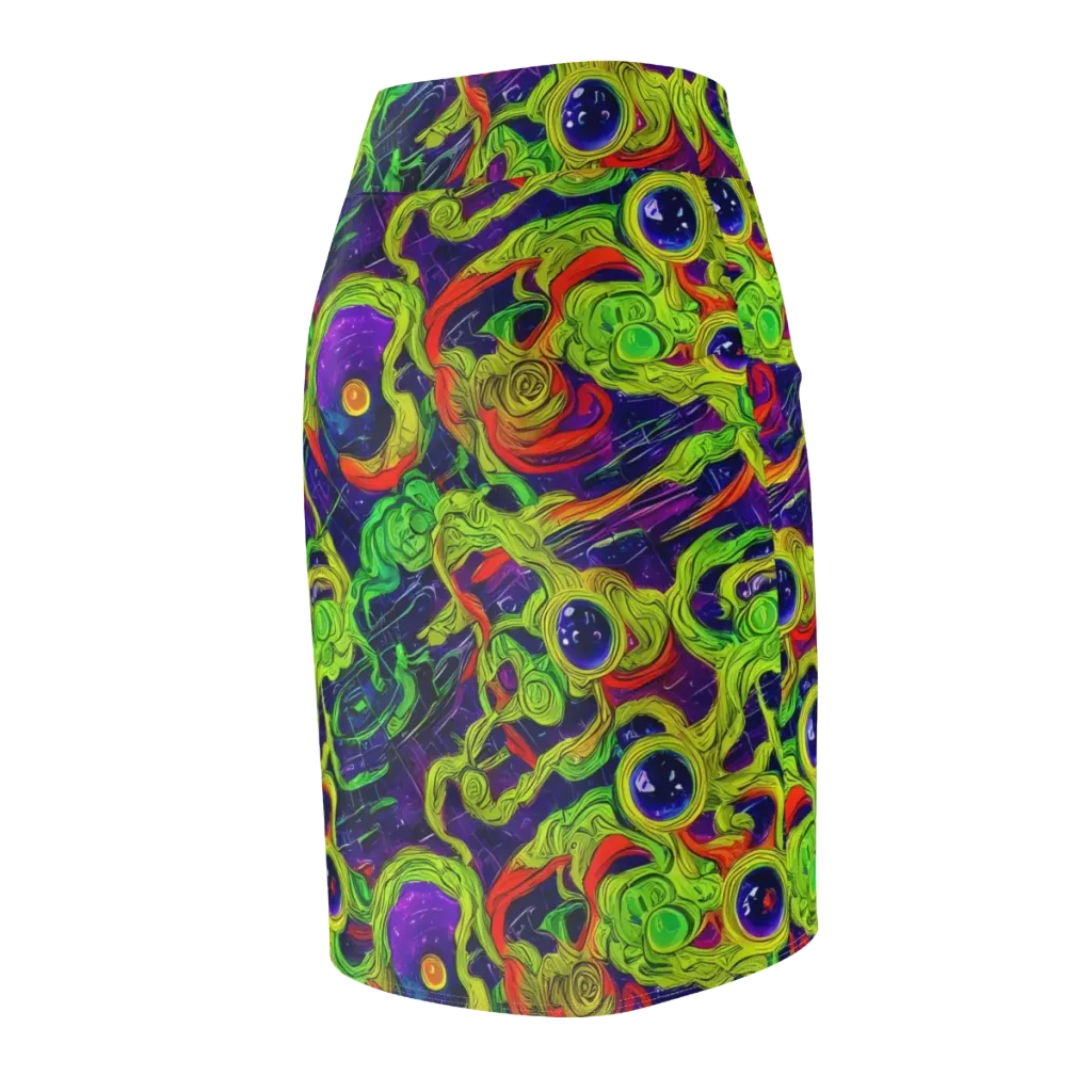 Infinite Arcade on Pencil Skirt — Back Side