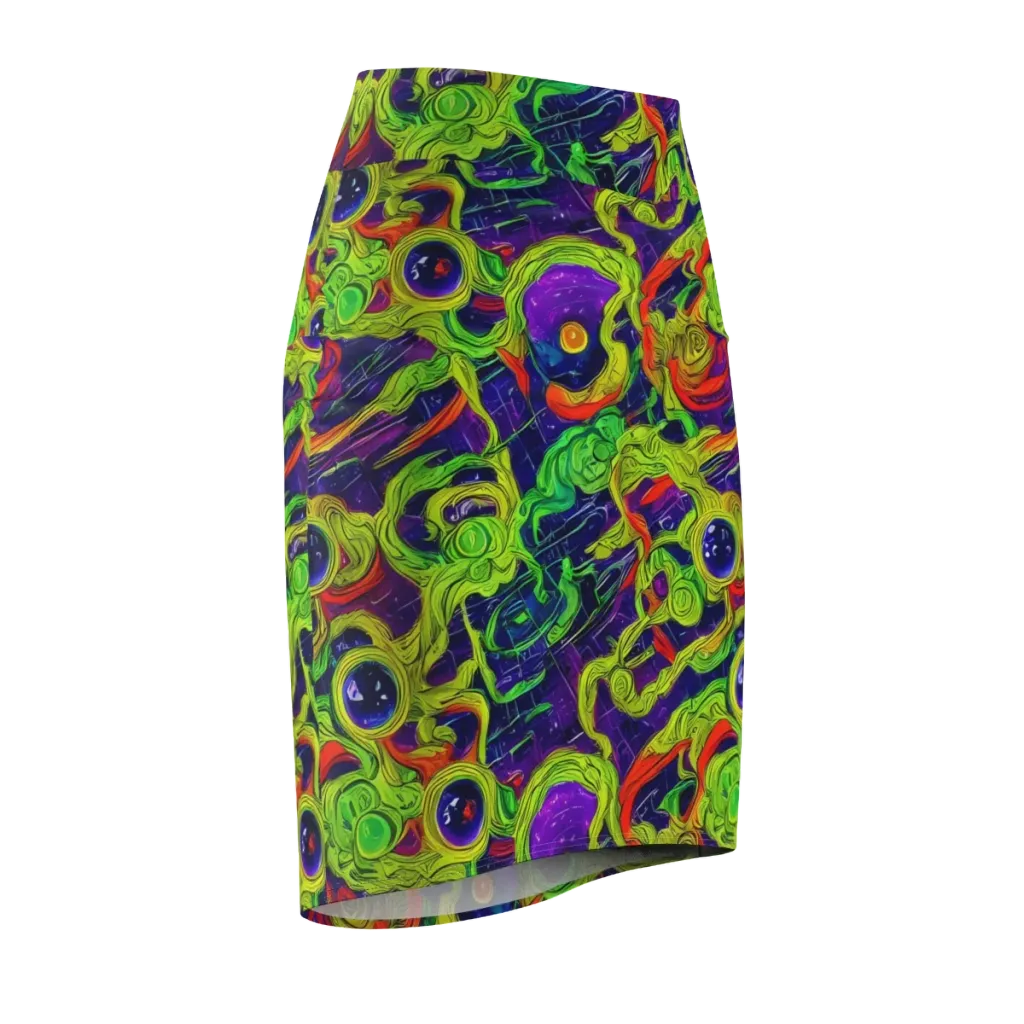 Infinite Arcade on Pencil Skirt — Front Side