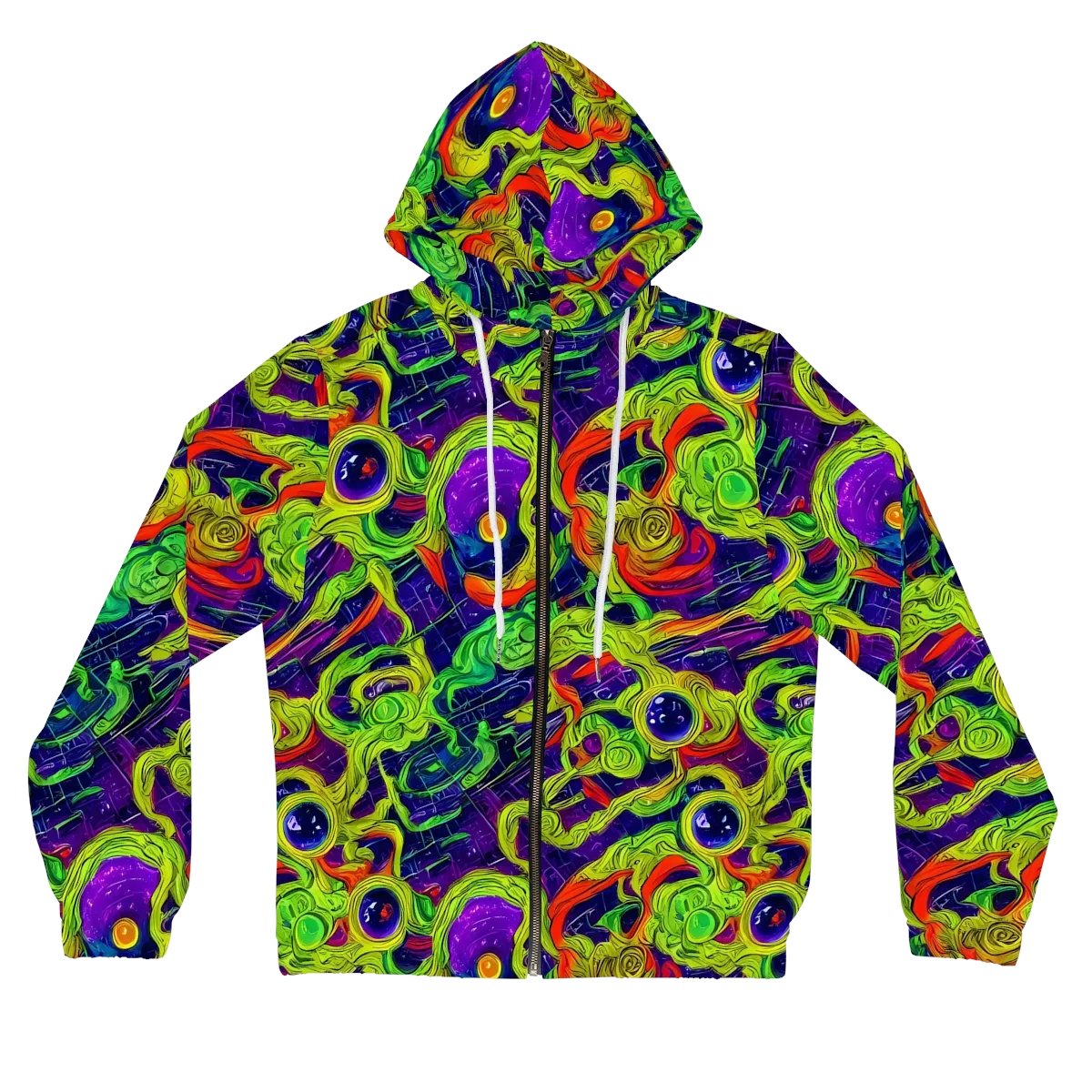 Infinite Arcade on Women's Full-Zip Hoodie — Front