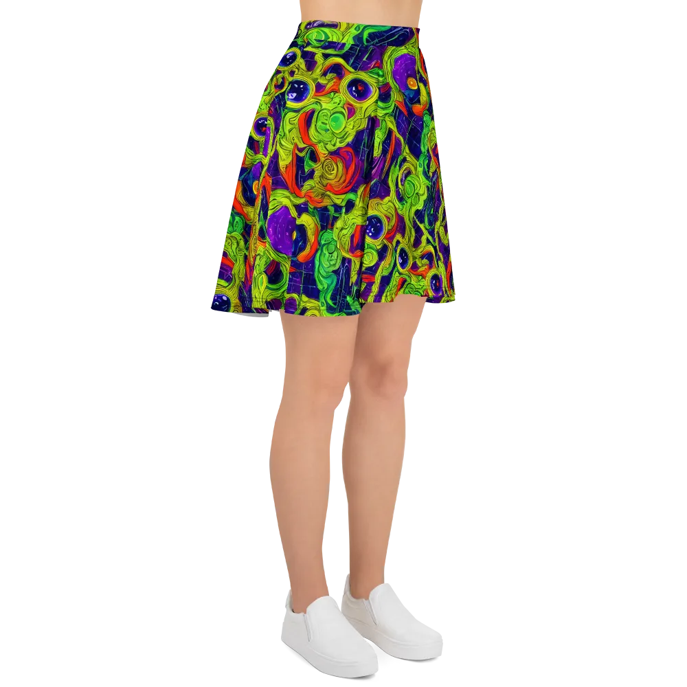 Infinite Arcade on Skater Skirt — Right