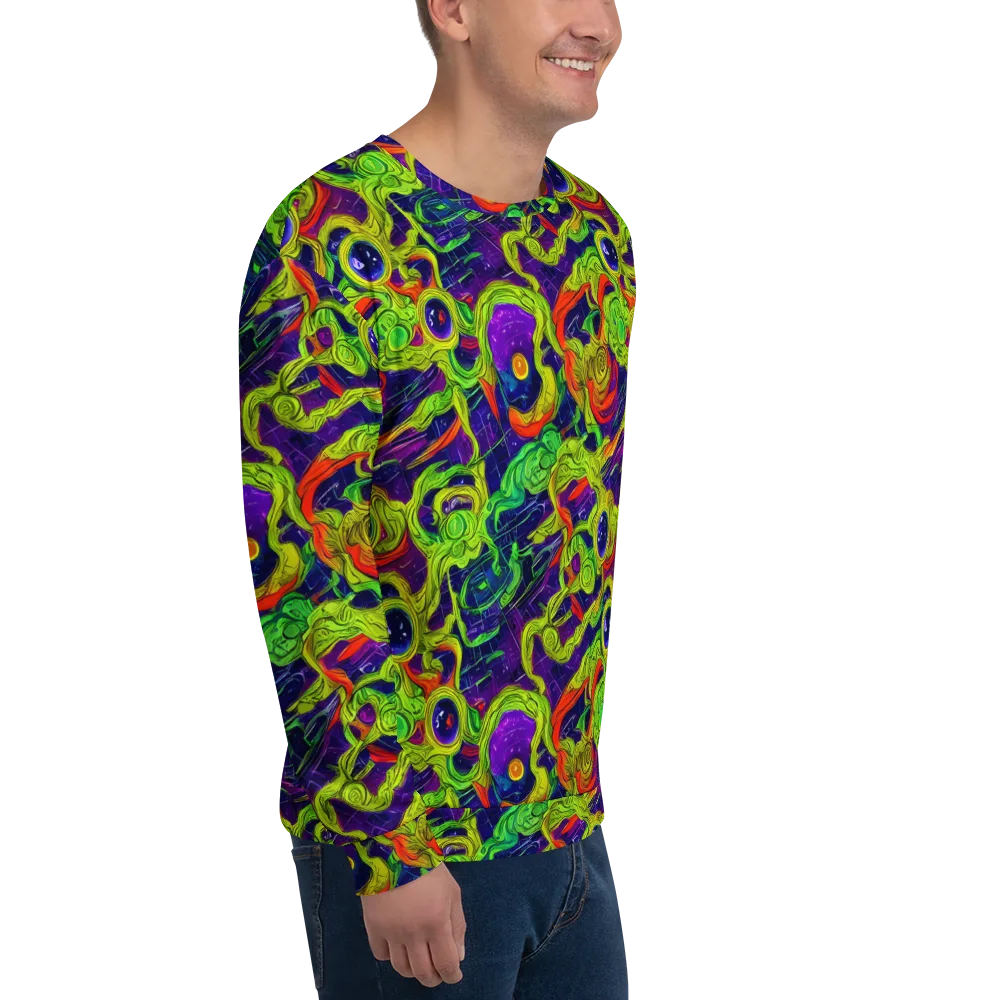 Infinite Arcade on Sweatshirt — Right Front