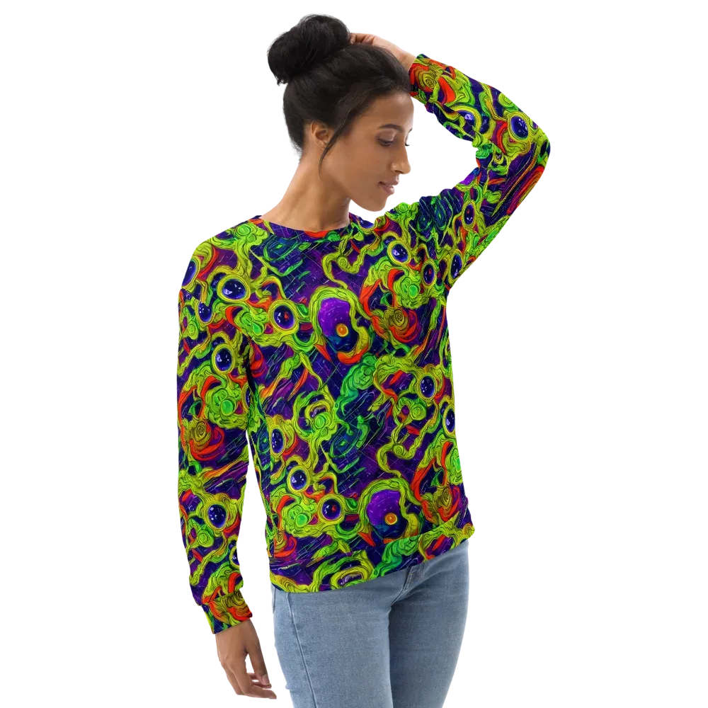 Infinite Arcade on Sweatshirt — Right Front