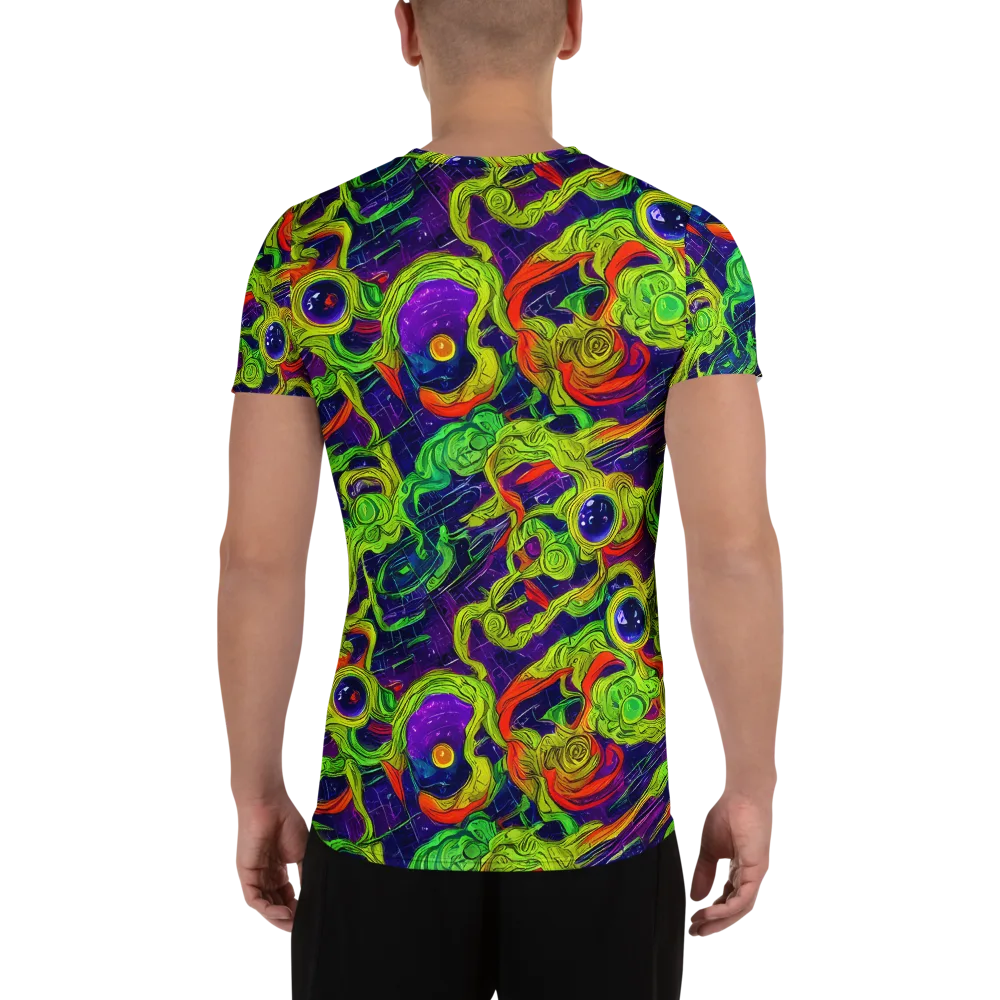 Infinite Arcade on Men's Athletic T-Shirt — Back