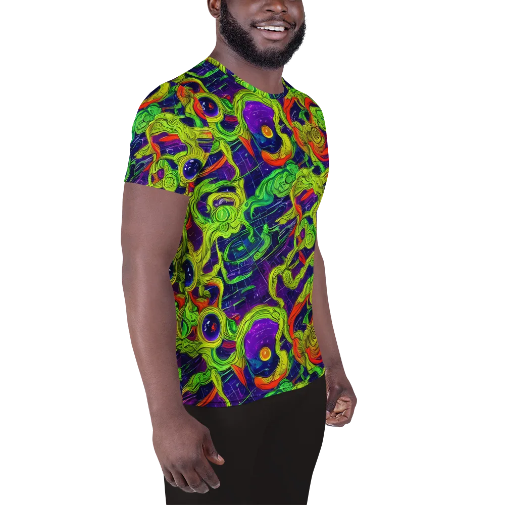 Infinite Arcade on Men's Athletic T-Shirt — Right