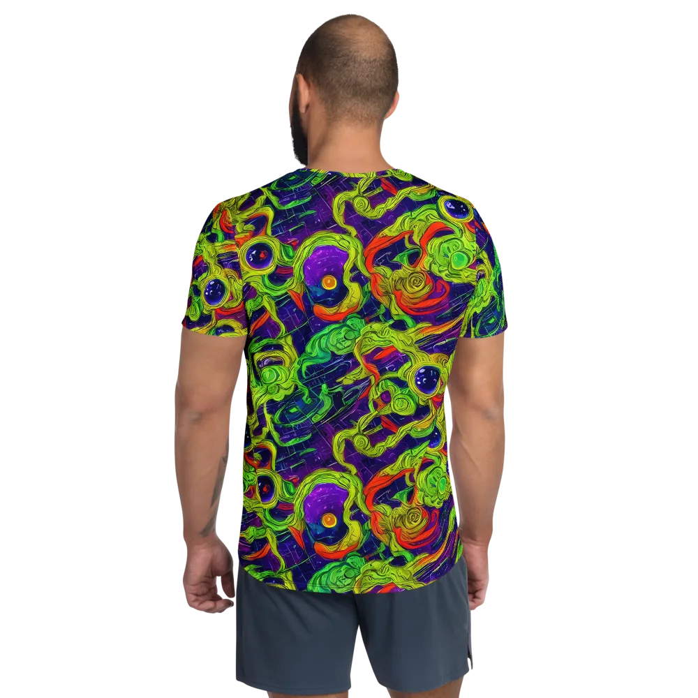 Infinite Arcade on Men's Athletic T-Shirt — Back