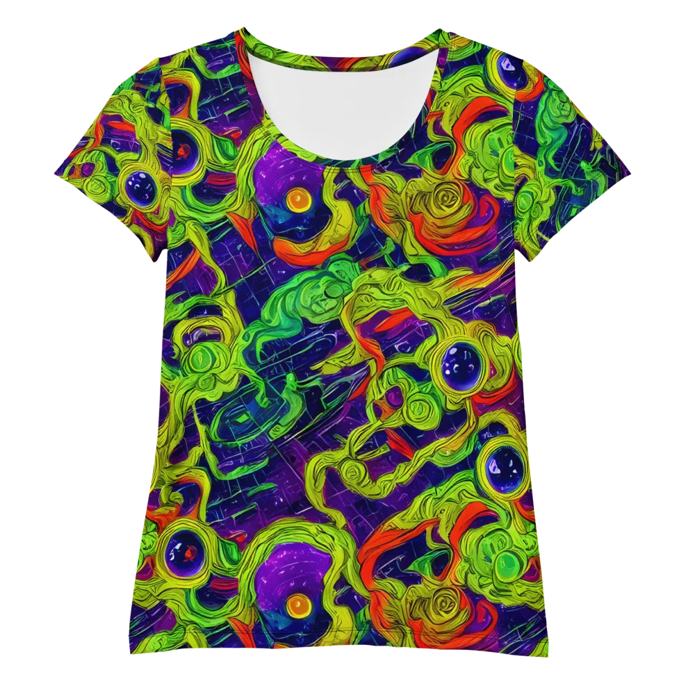 Infinite Arcade on Women's Athletic T-Shirt — Front