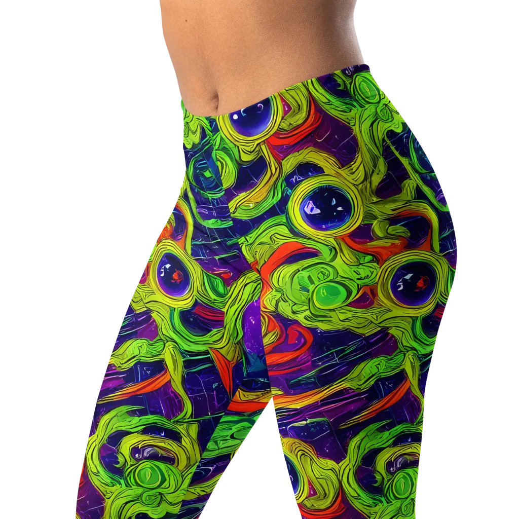Infinite Arcade on Leggings — Left Front