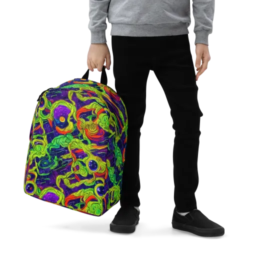 Infinite Arcade on a Minimalist Backpack