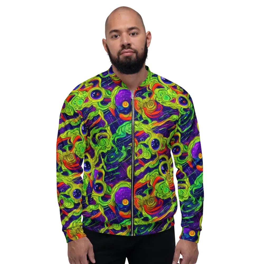 Infinite Arcade on Bomber Jacket — Front