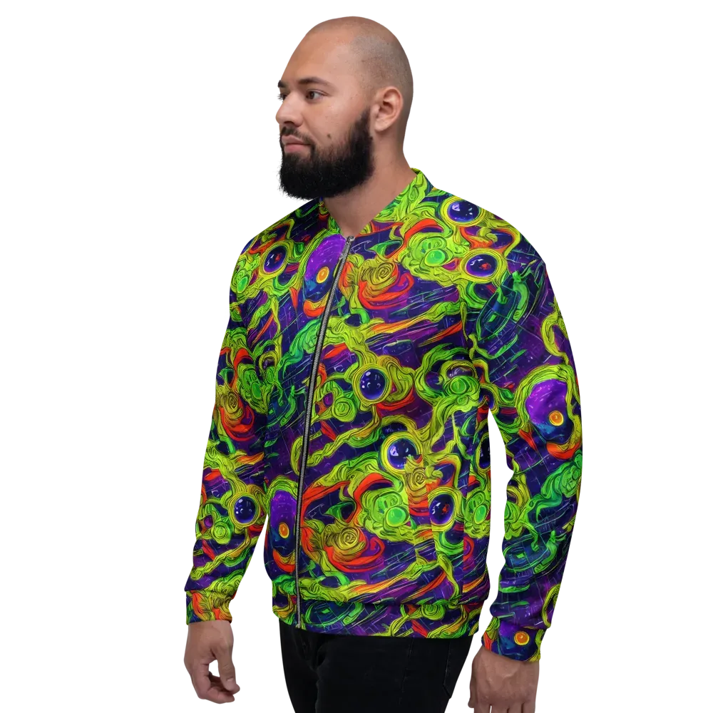 Infinite Arcade on Bomber Jacket — Left