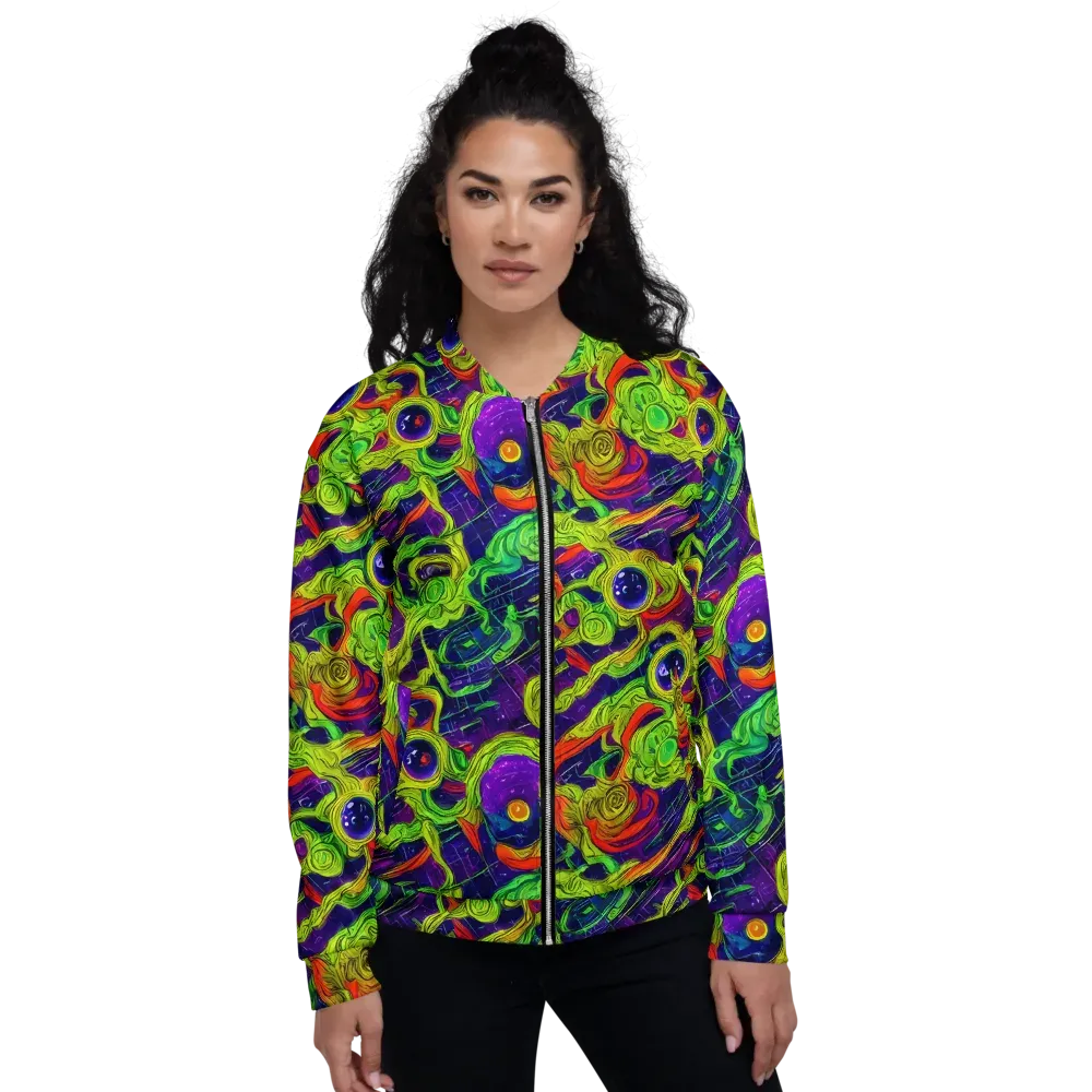 Infinite Arcade on Bomber Jacket — Front