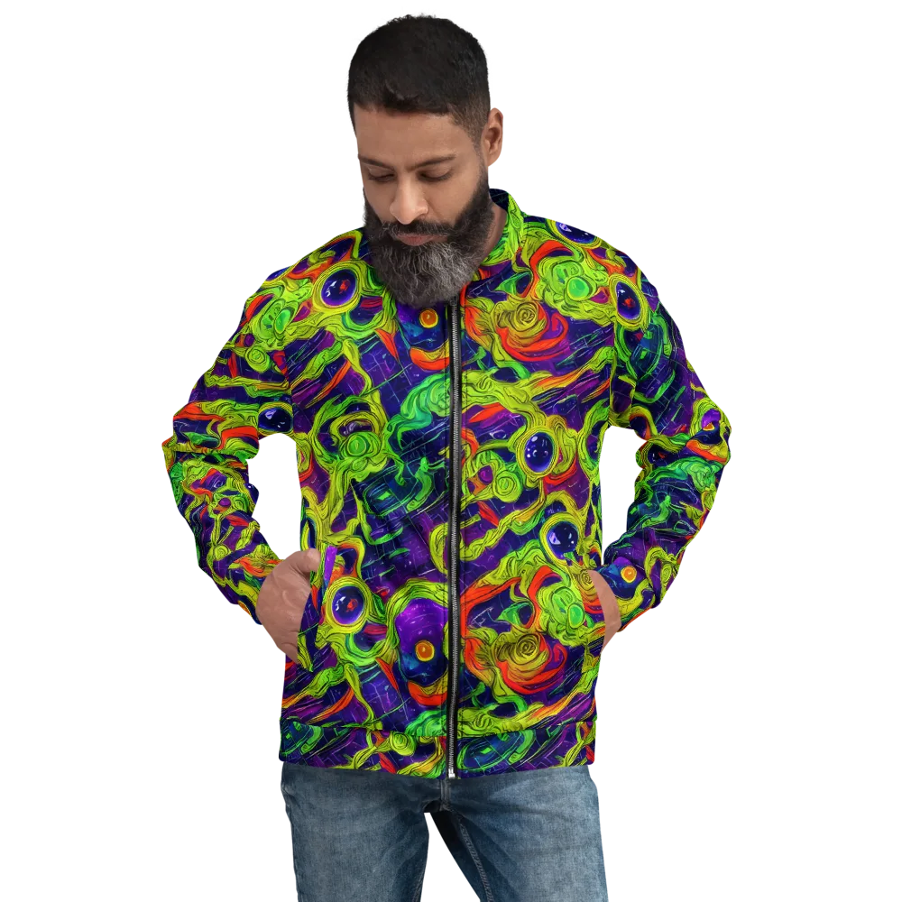 Infinite Arcade on Bomber Jacket — Front