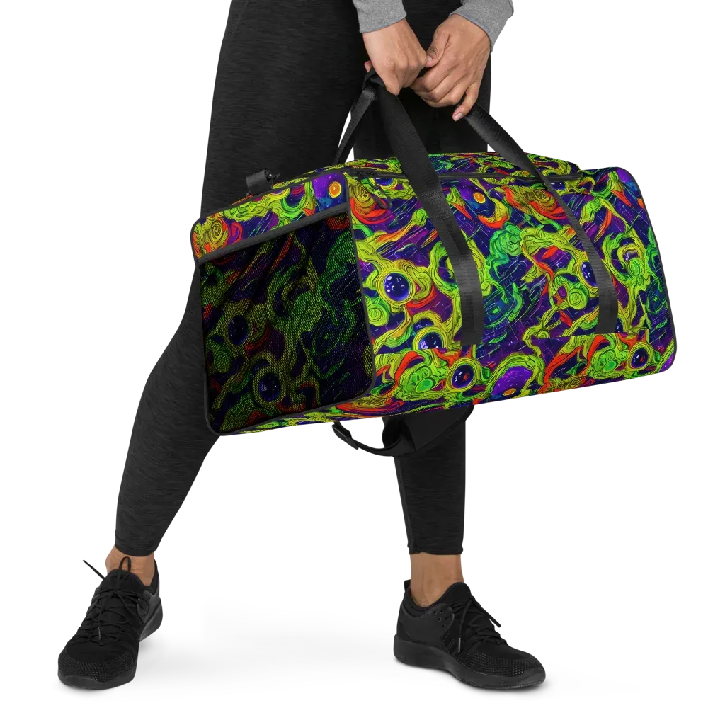 Infinite Arcade on Duffle Bag — Right Front