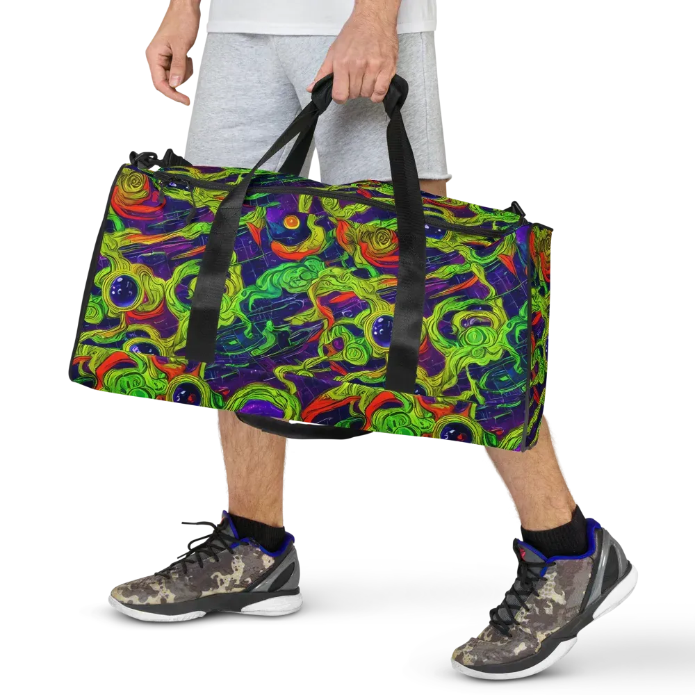 Infinite Arcade on Duffle Bag — Front