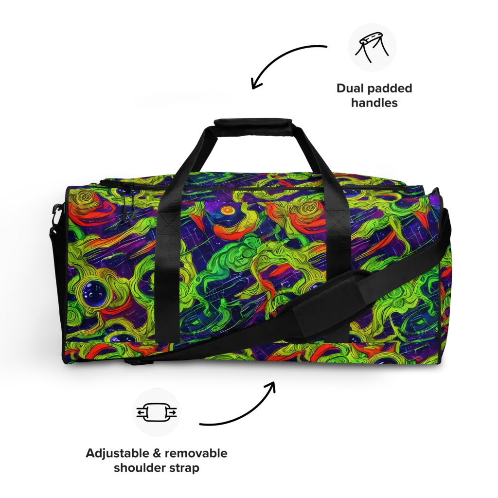 Infinite Arcade on Duffle Bag — Front