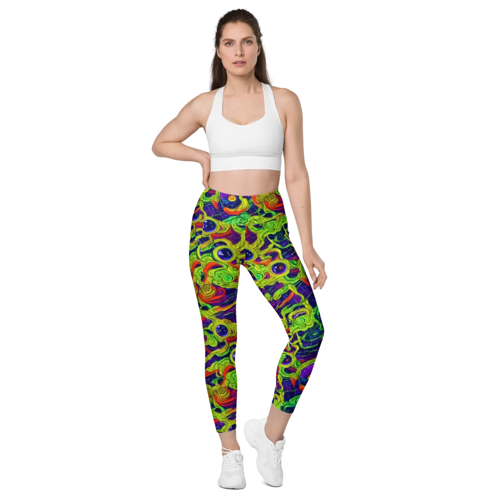 Infinite Arcade on Leggings with Pockets — Front