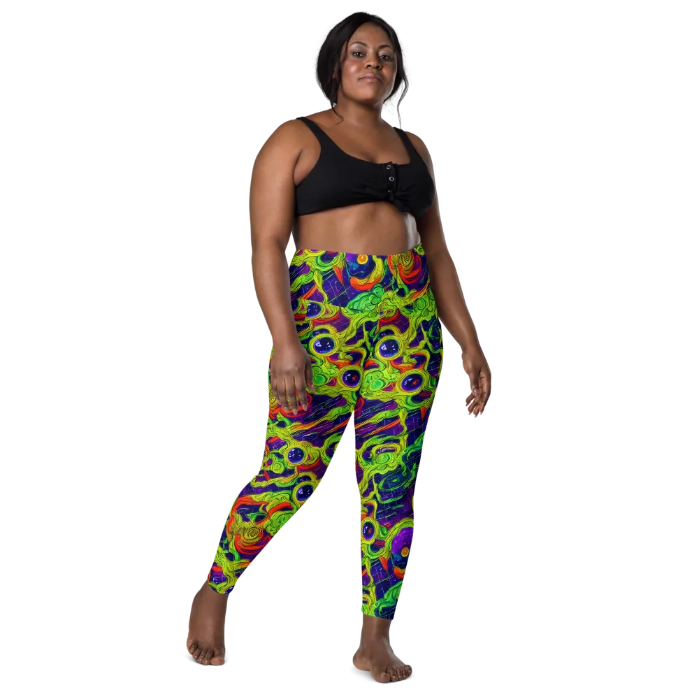 Infinite Arcade on Leggings with Pockets — Front