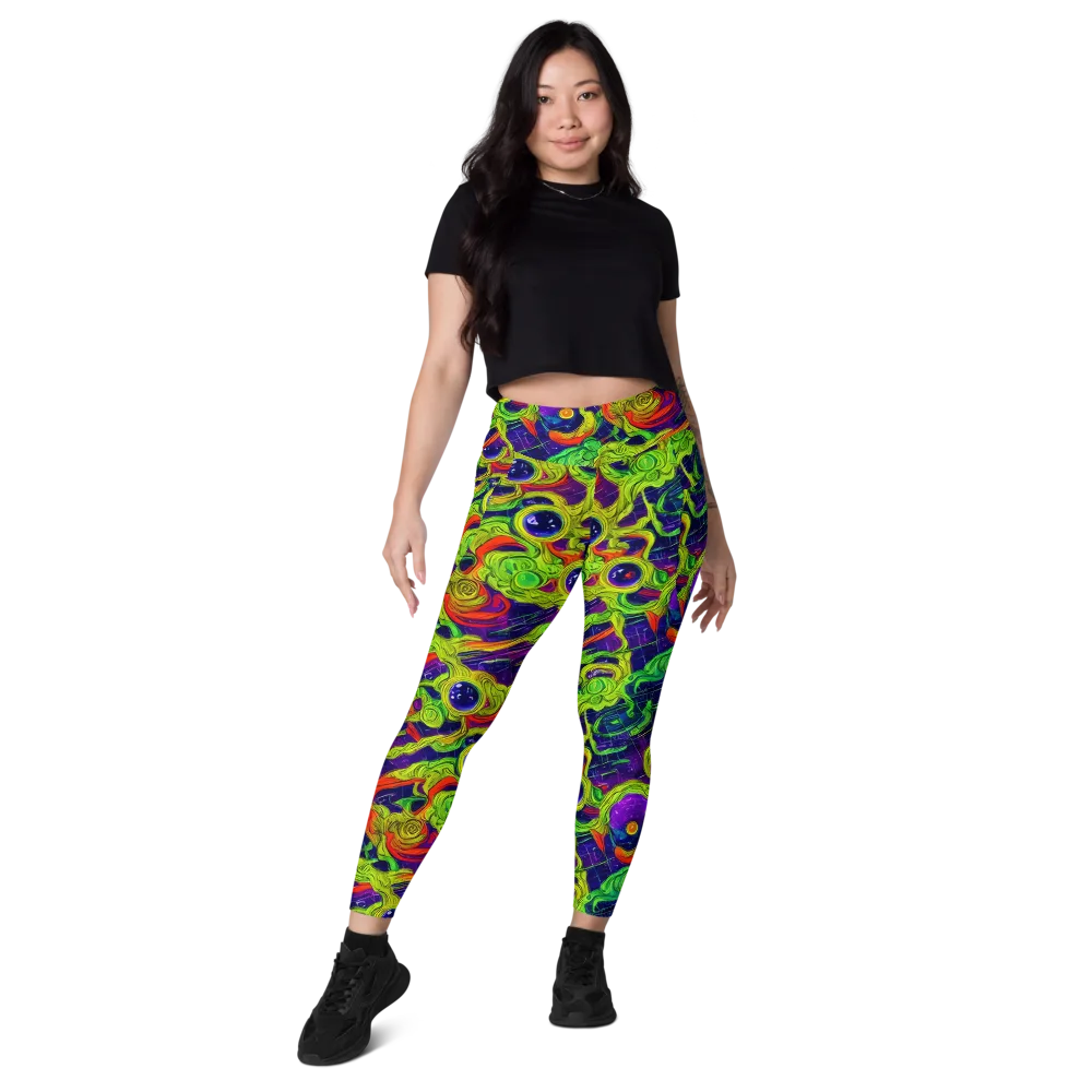 Infinite Arcade on Leggings with Pockets — Front