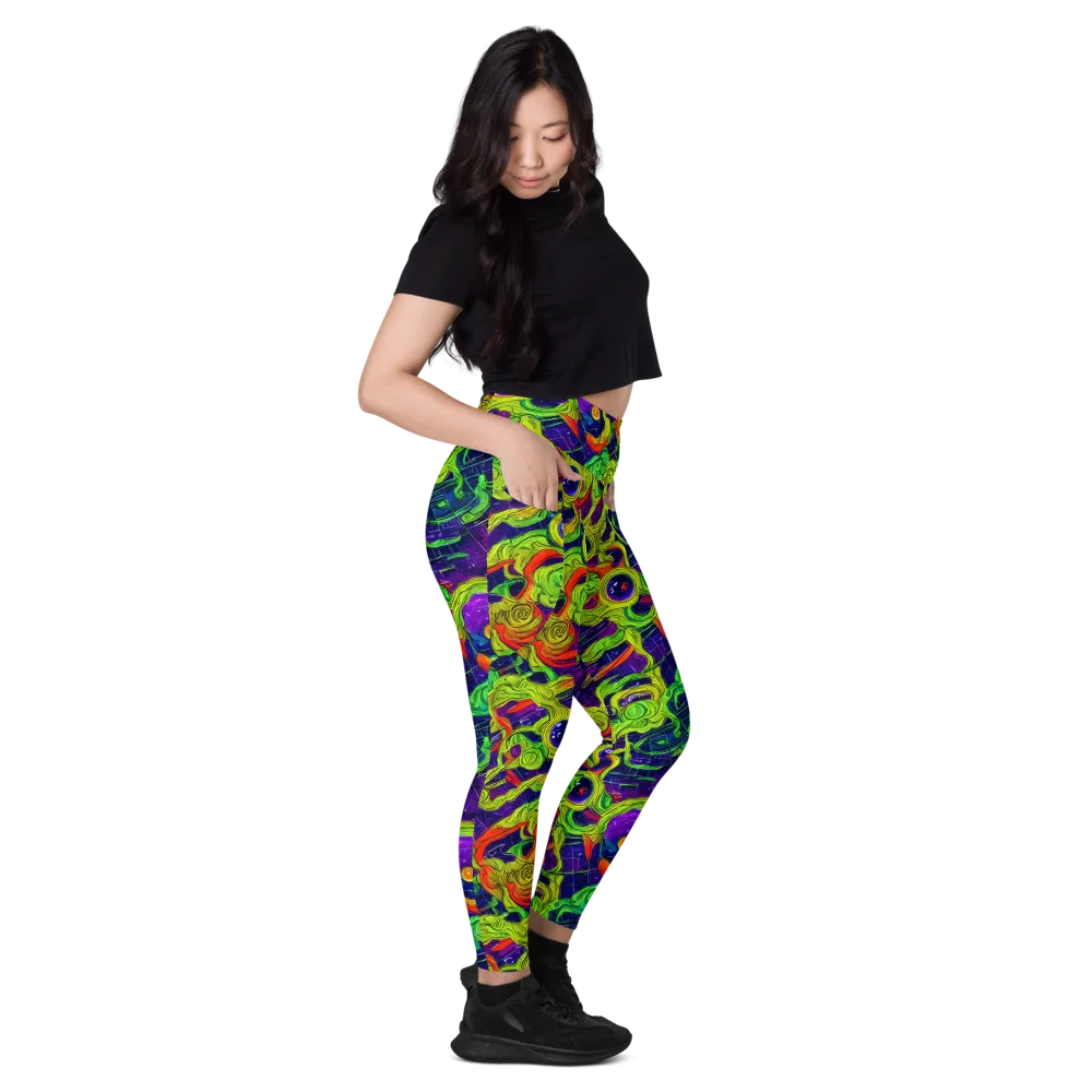Infinite Arcade on Leggings with Pockets — Right