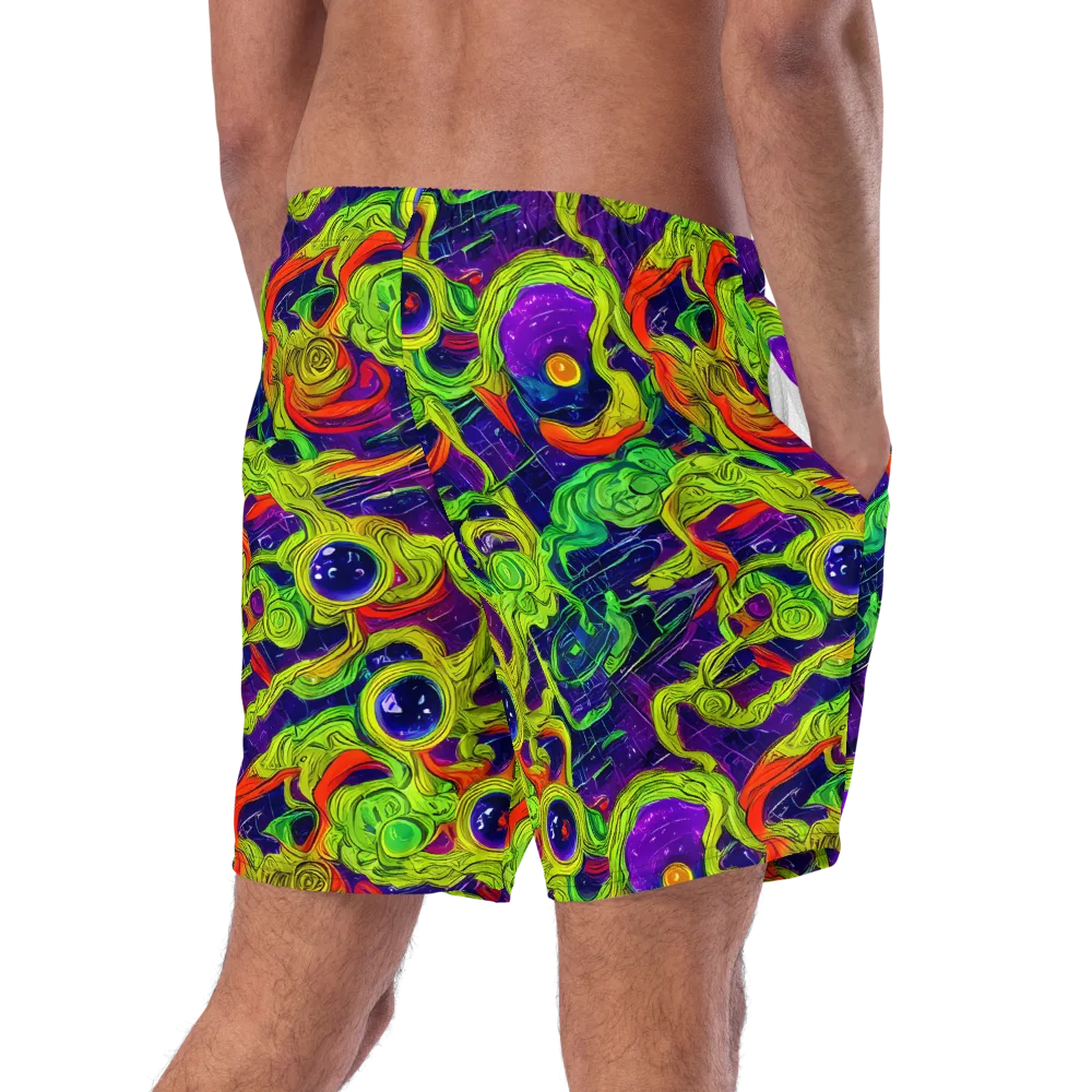 Infinite Arcade on Swim Trunks — Right Back