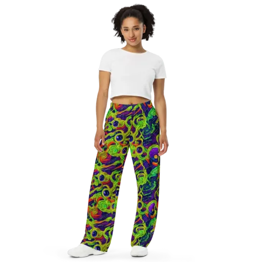 Infinite Arcade on a Wide-Leg Pants