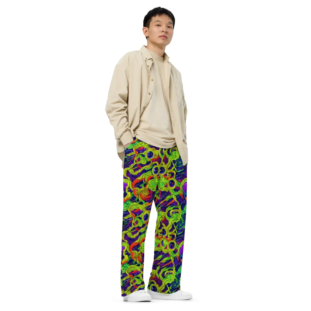 Infinite Arcade on Wide-Leg Pants — Right Front