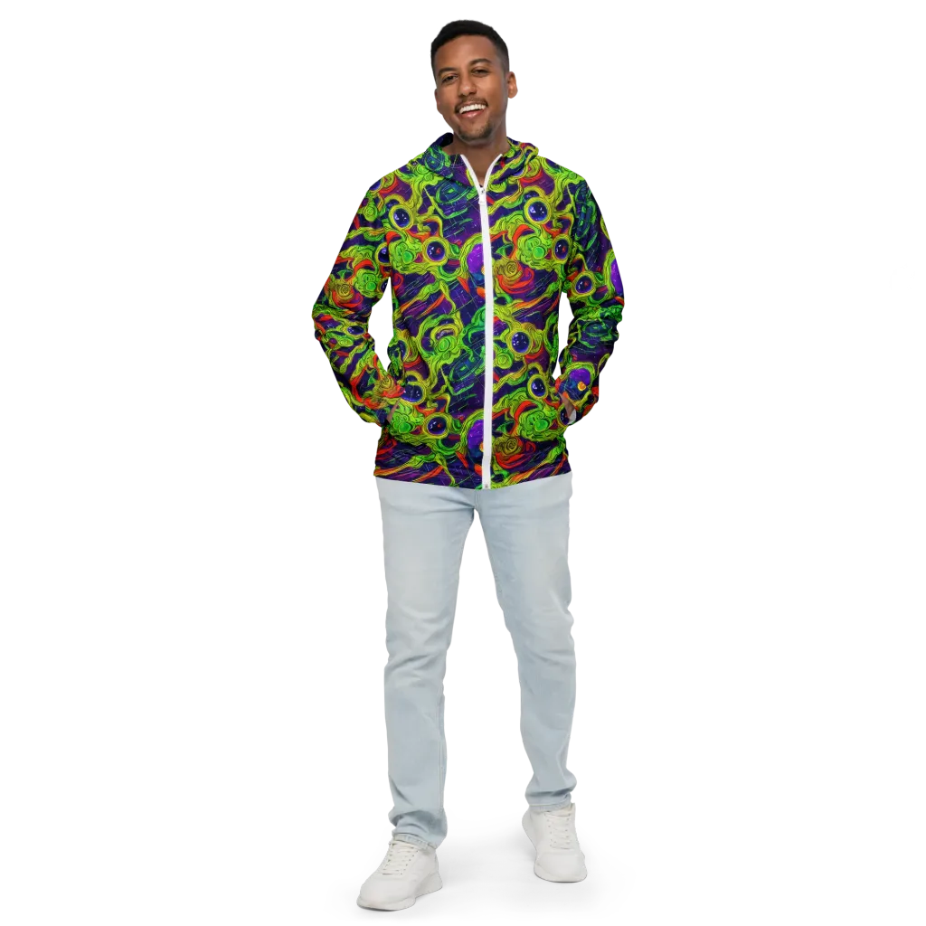 Infinite Arcade on Men's Windbreaker — Front