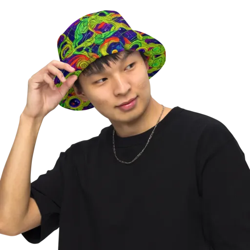 Infinite Arcade on a Reversible Bucket Hat