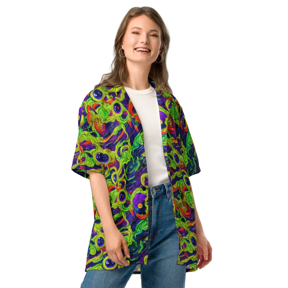 Infinite Arcade on Button Shirt — Front
