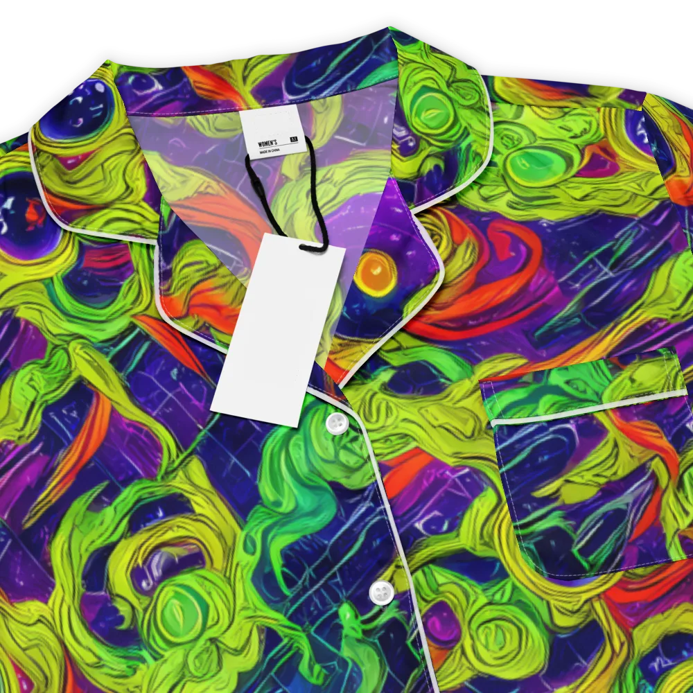 Infinite Arcade on Women's Short Sleeve Pajama Top — Product details