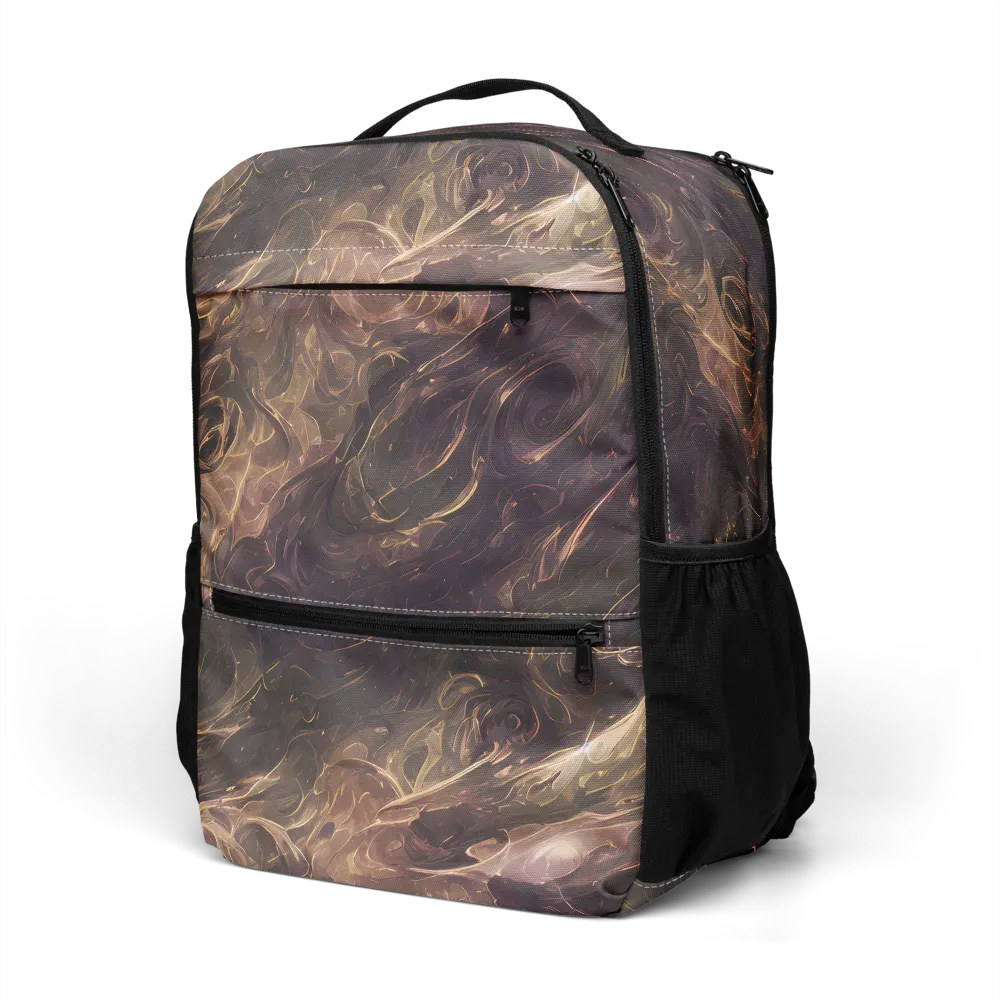 Bronze Vortex on Utility Backpack — Left Front