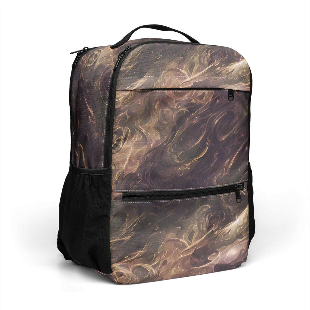 Bronze Vortex on Utility Backpack — Right Front