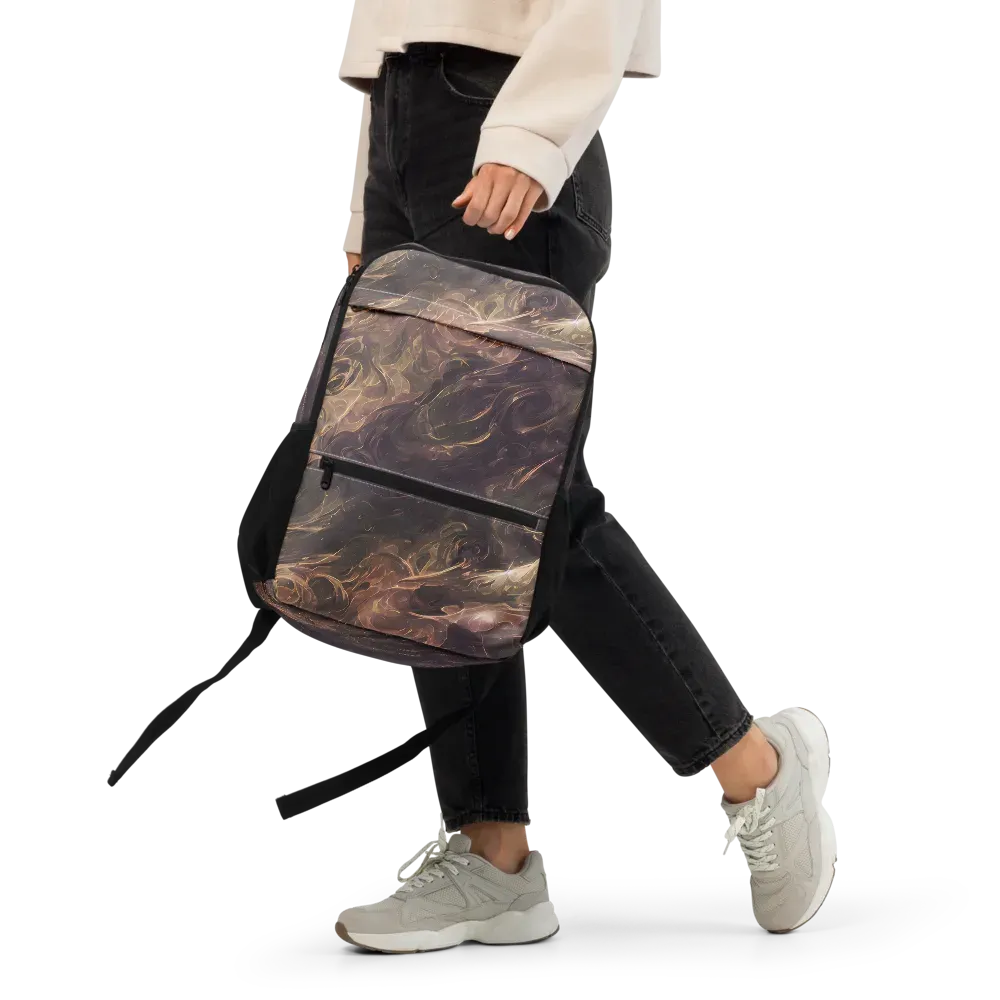 Bronze Vortex on Utility Backpack — Front